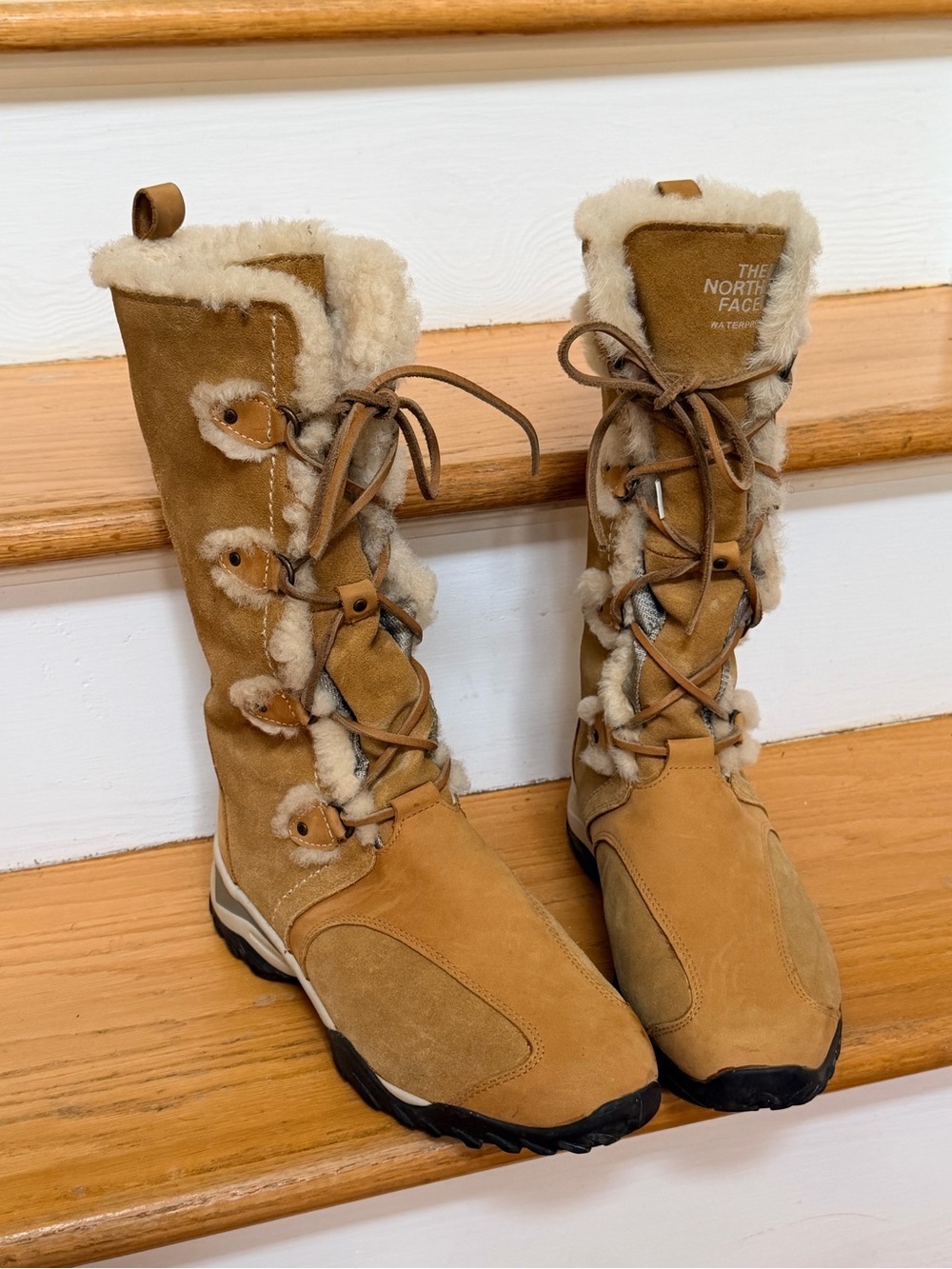 The North Face Abby Waterproof Insulated Lace-Up Winter Boots - Size 9